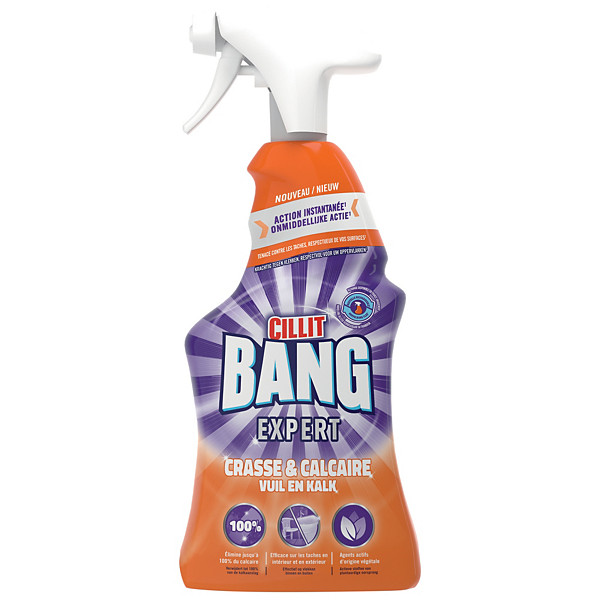 Nettoyant sanitaires surpuissant crasse et calcaire Cillit Bang 750 ml