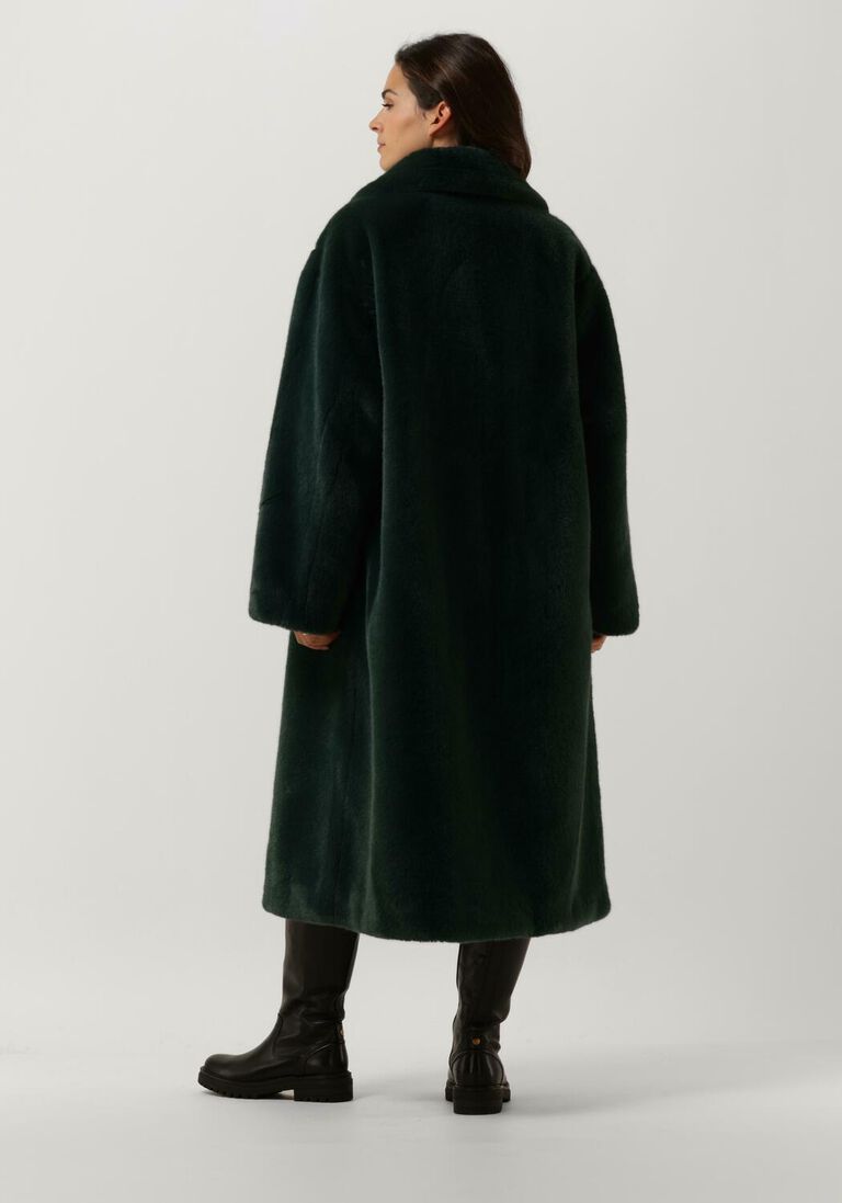 STAND STUDIO groene stand studio faux fur jas maria coat soft