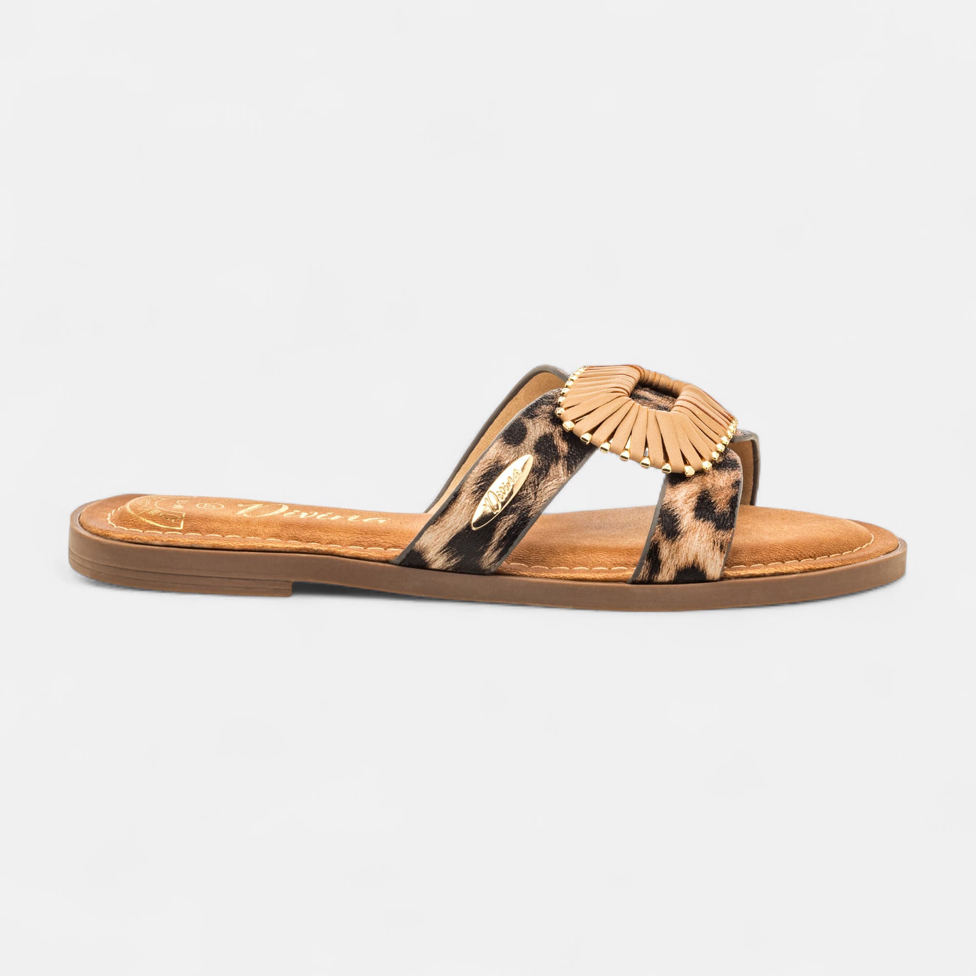 Mules Femme camel