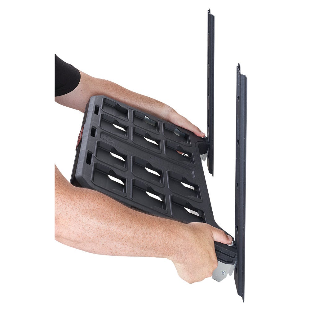 MILWAUKEE 2-Piece Vertical E-Track Rails for PACKOUT™ Racking Shelves 48228482