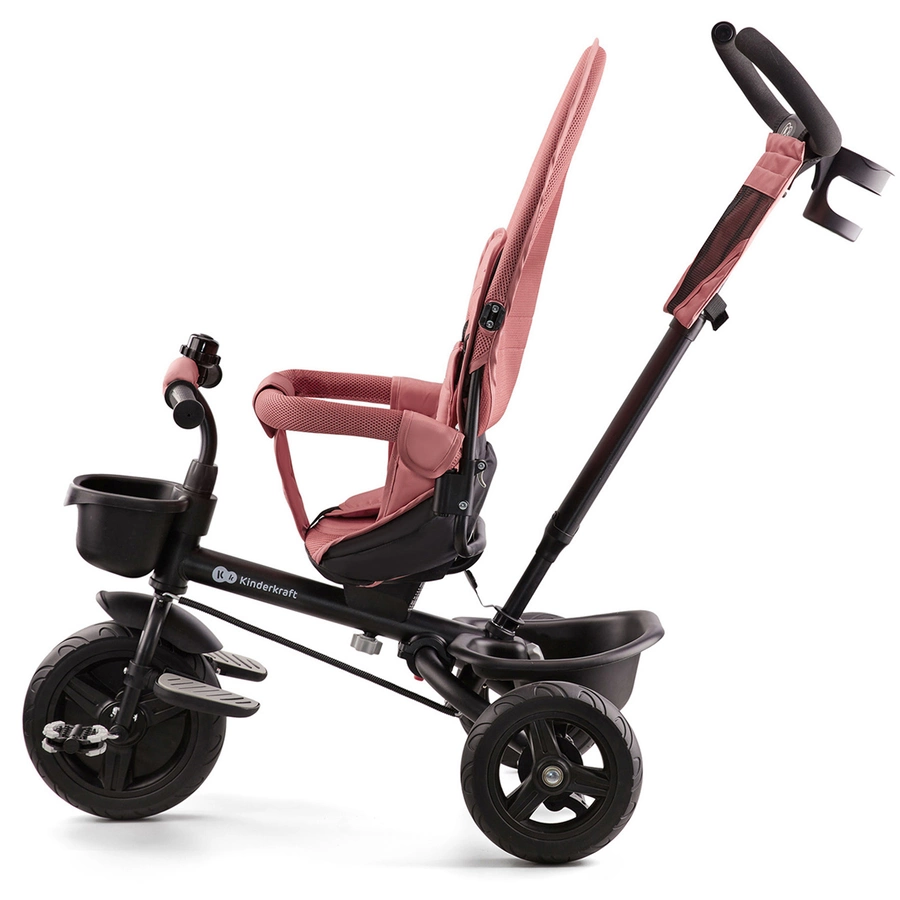 Kinderkraft 6 in 1 Dreirad Aveo, Rose pink