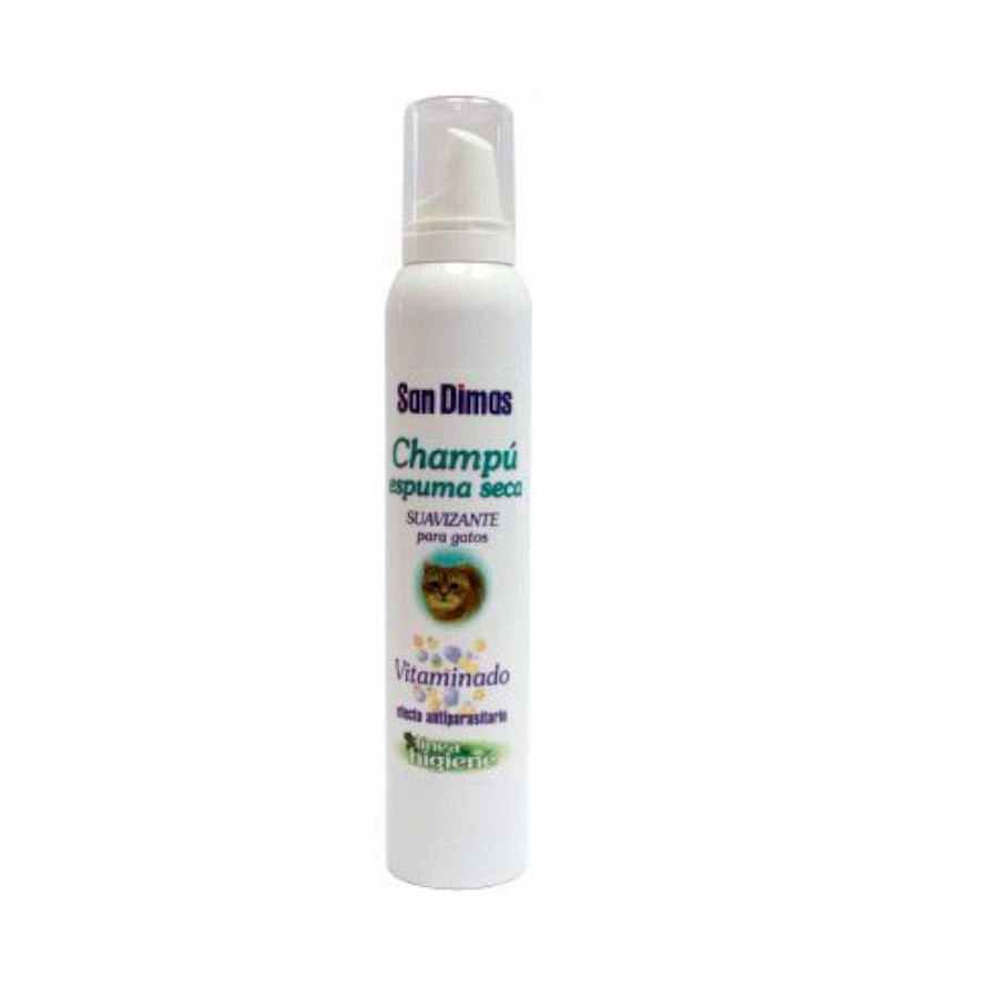 Shampoo em espuma seca San Dimas para gatos