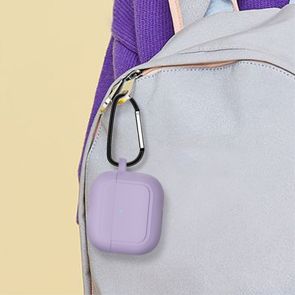 AirPods (3. Generation) Silikon Case Schutzhülle Abdeckung mit Karabinerhaken - Dunkelgrün