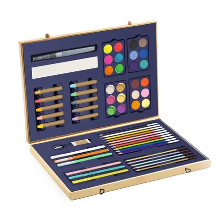 Djeco Farben: Große Farbenbox Glitzer