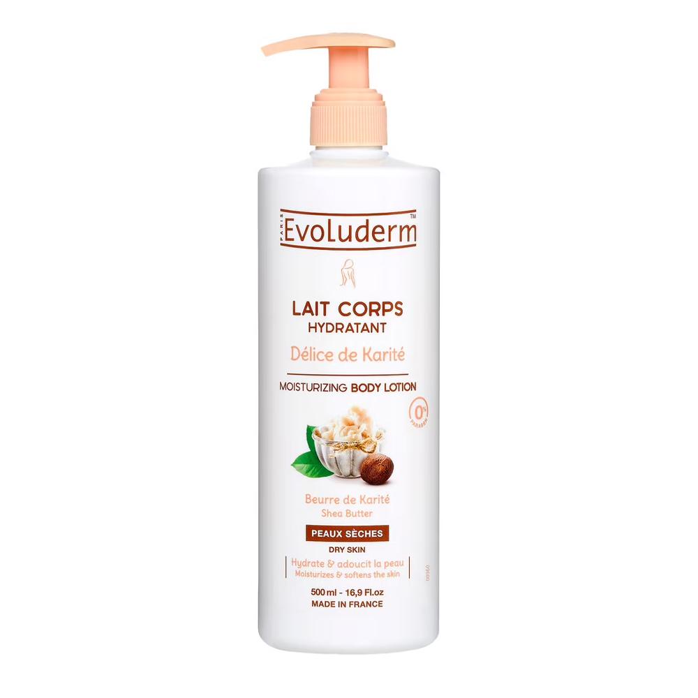 Evoluderm Lait corporel hydratant Délice de Karité Evoluderm 500ml