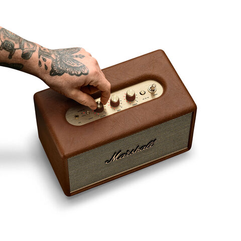 Marshall Acton III – compacte draadloze luidspreker met iconisch ontwerp Bruin
