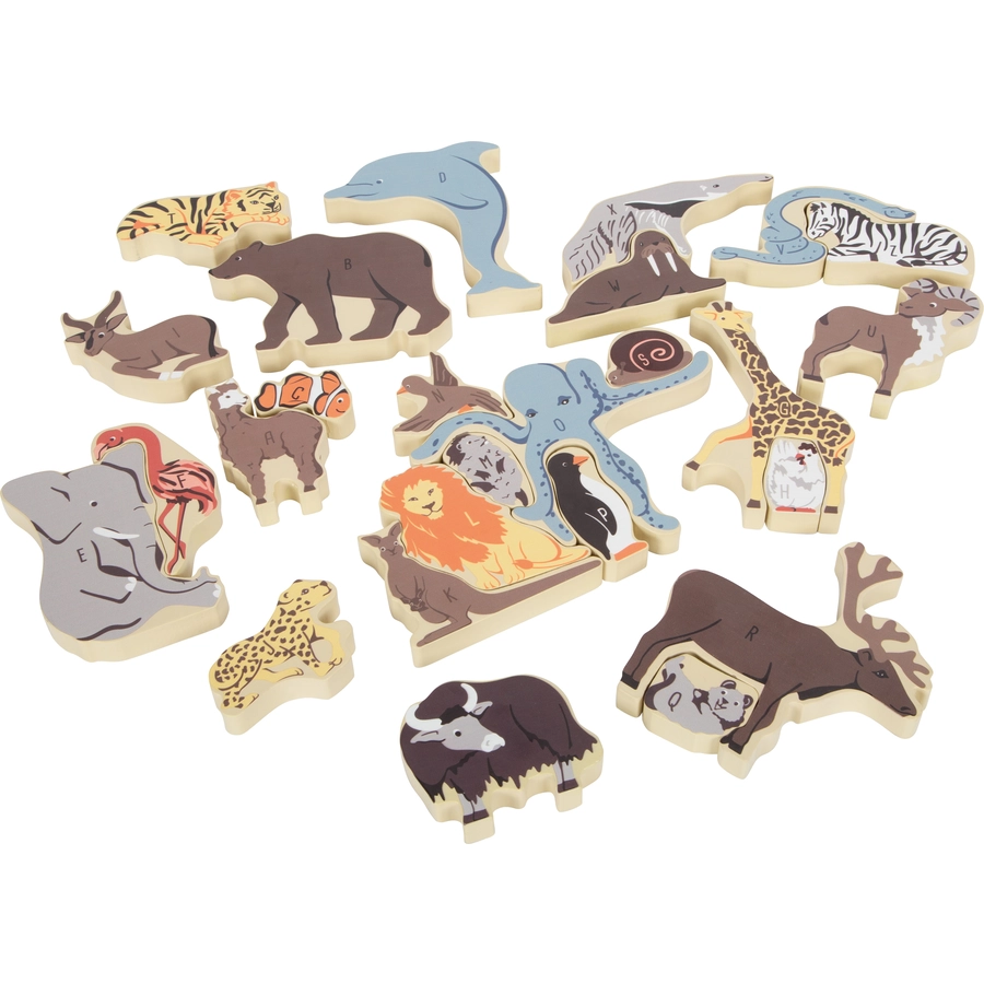 small foot® Buchstabenpuzzle Tiere