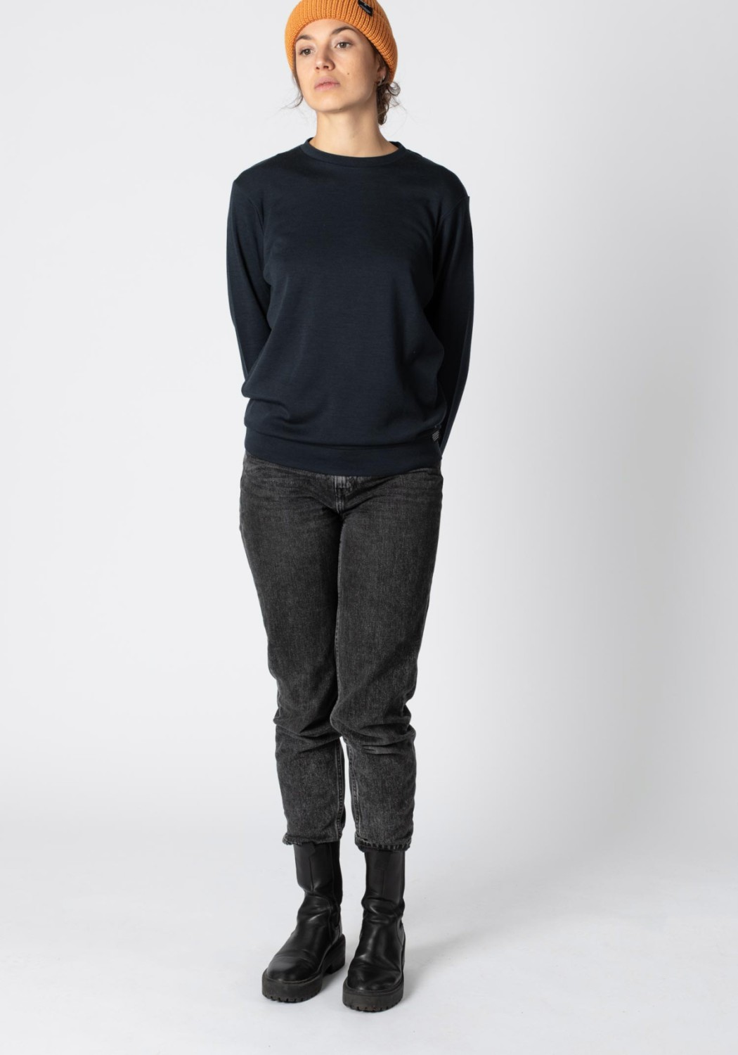Jeckybeng The Merino Sweater Unisex Midnight