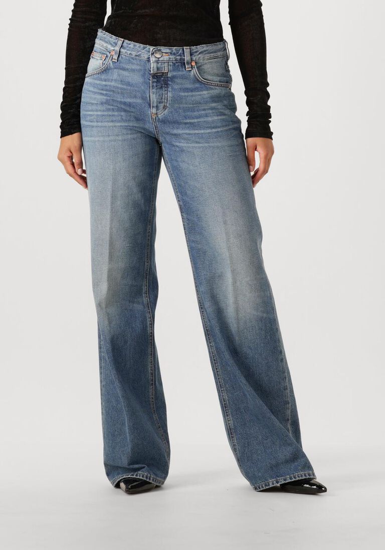 lichtblauwe closed wide jeans gillan