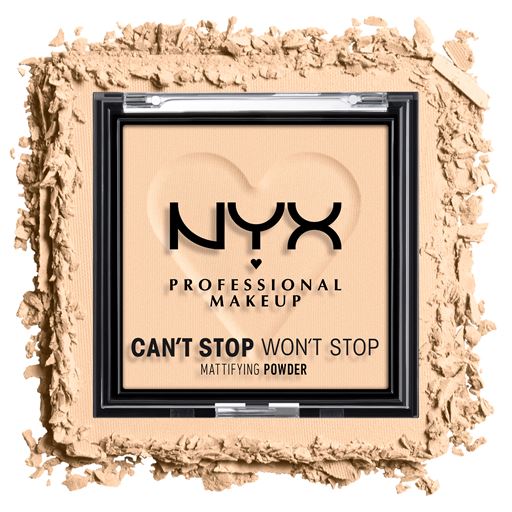 NYX Professional Makeup Can't Stop Won't Stop Mattifying Powder, Light