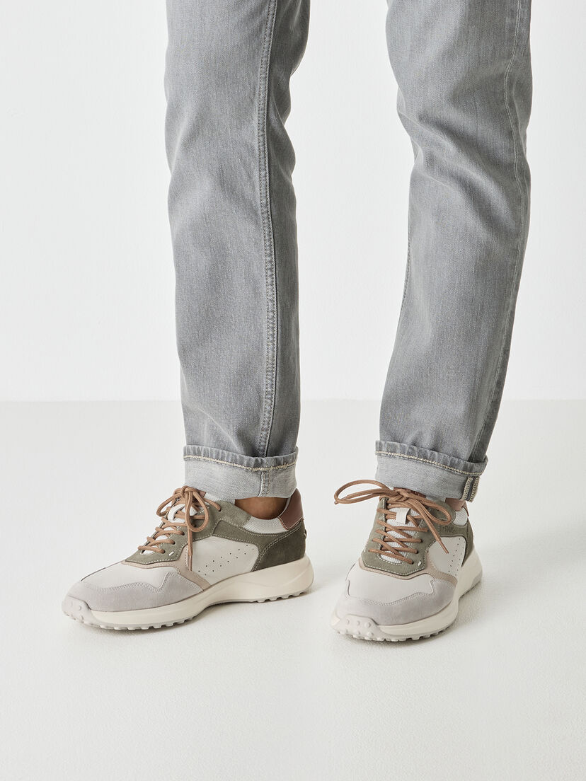 Leren Sneaker - groen