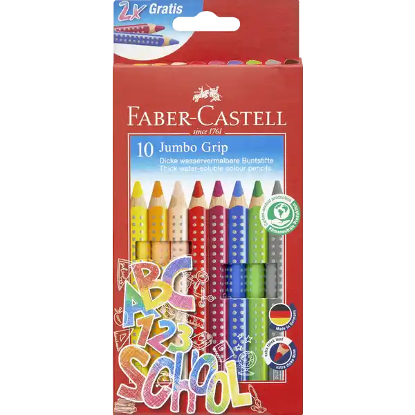 Buntstift Jumbo Grip Etui 10er