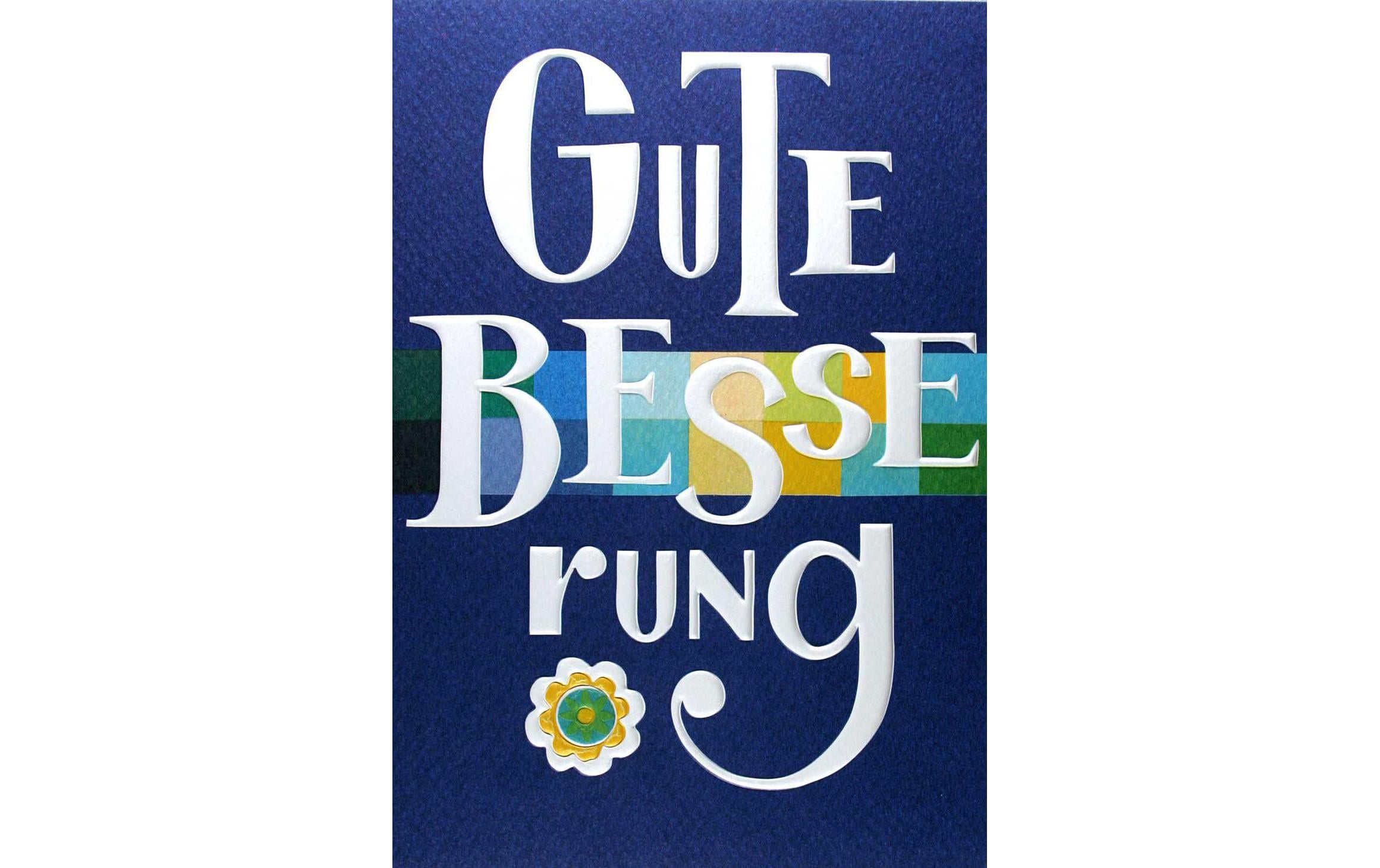 Genesungskarte Gute BesserungKarte zur Genesung