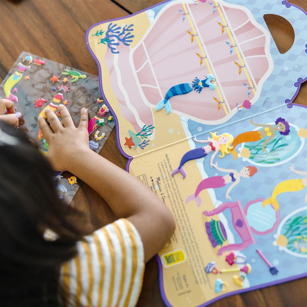 Køb Melissa & Doug Multifarvet Puffy Sticker Playset Mermaid