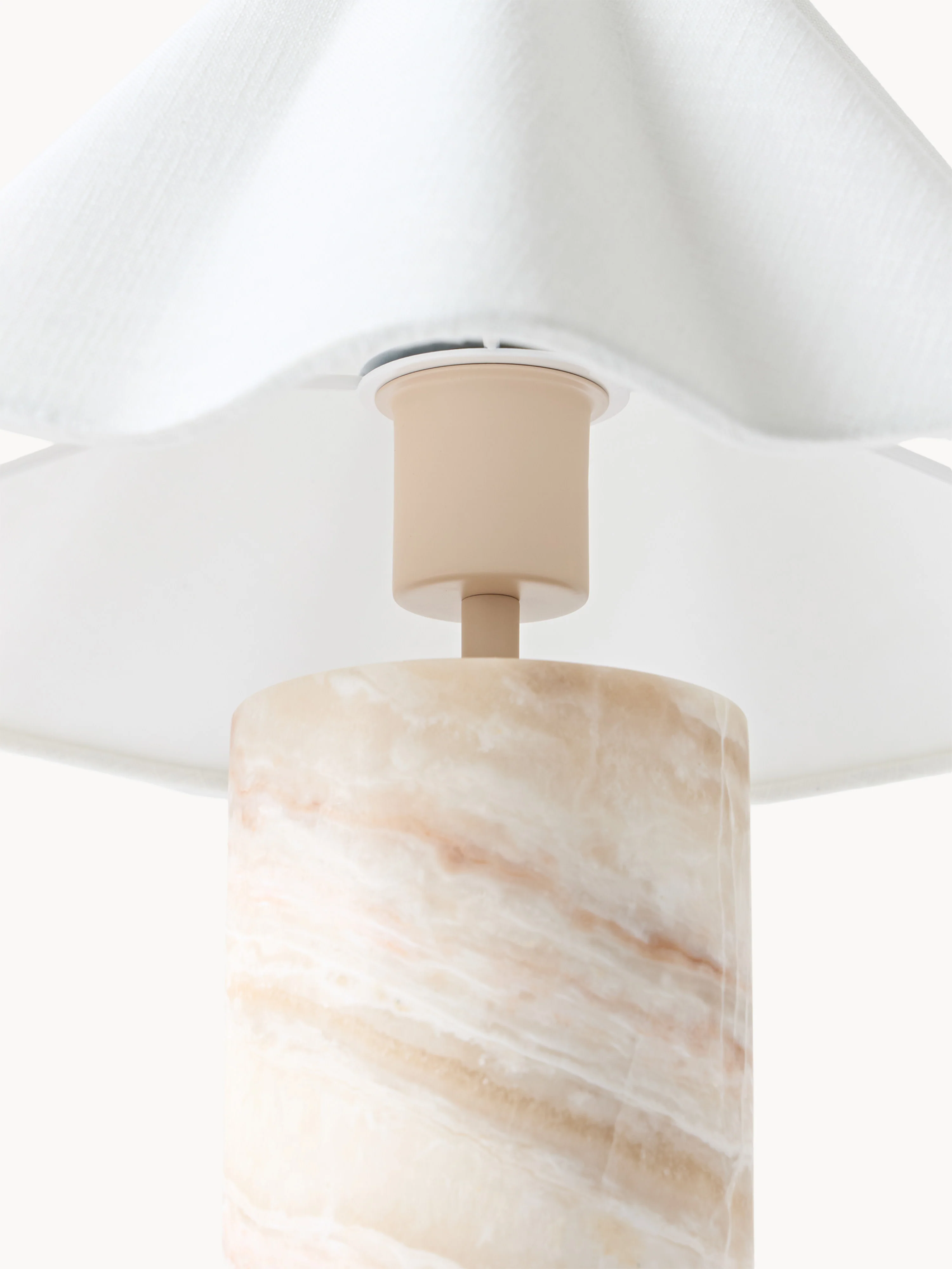 Dimbare LED tafellamp Arya met marmeren voet