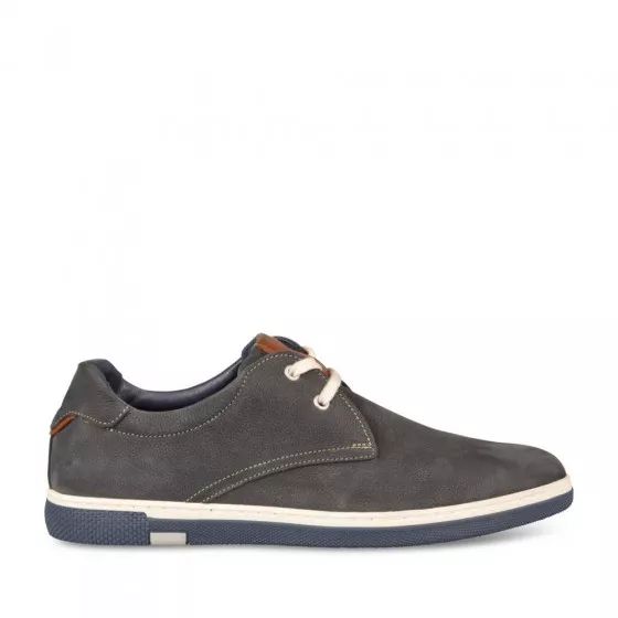 Derbies MARINE DENIM SIDE CUIR
