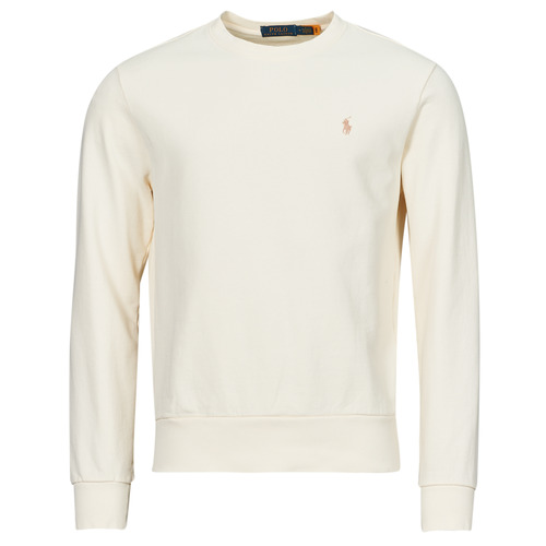 Polo Ralph Lauren - SWEATSHIRT COL ROND EN MOLLETON Blanco / Roto / Clubhouse / Cream