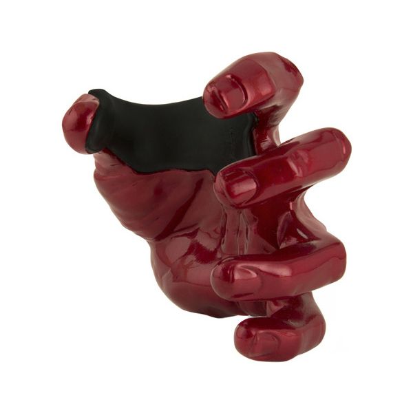 Guitar Grip Male Hand Red Metallic Left