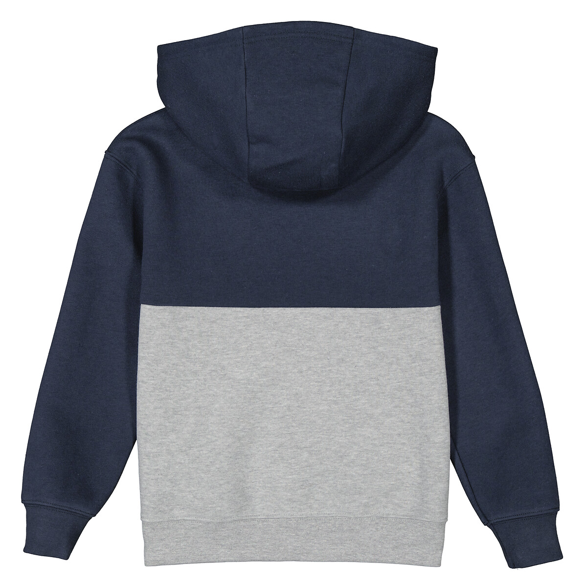 COLEÇÕES LA REDOUTE<br>Moletom com capuz bicolor