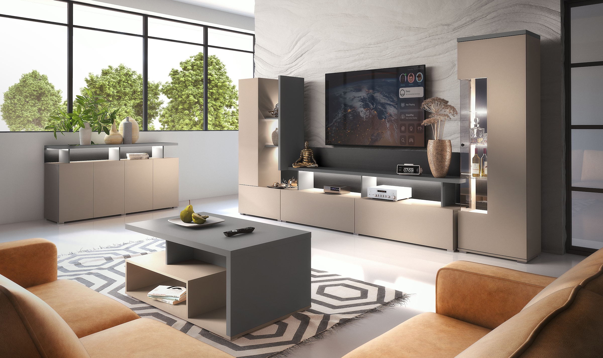 INOSIGN Vitrine »Serio« Breite 55 cm
