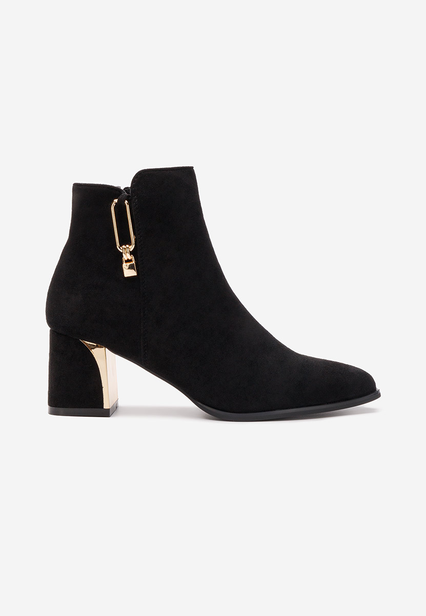 Bottines élégantes pour femme noires Eligia