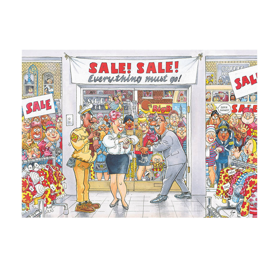Jumbo Wasgij Mystery 7 puzzel Uitverkoop - 1000 stukjes