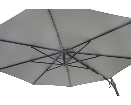 Soluna Calais zweefparasol 350 x H 270 cm inclusief parasolvoet en beschermhoes