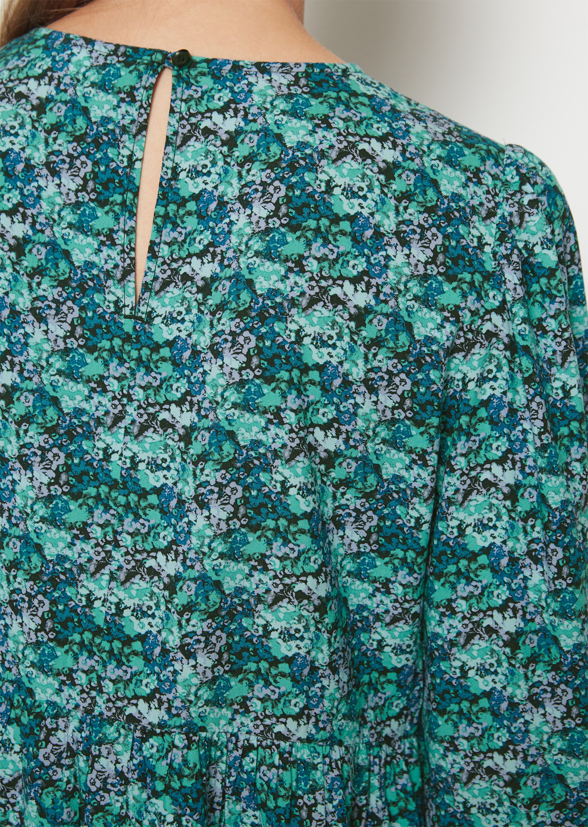 Kurzes Print-Kleid regularaus LENZING™ ECOVERO™