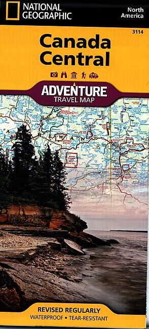 NATIONAL GEOGRAPHIC - 3114 CANADA CENTRAL ECHELLE 1 2 100 000