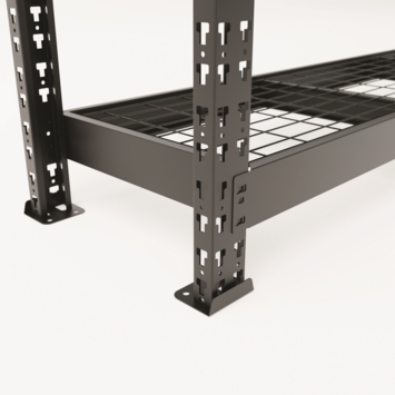 Handson Industrieel Opbergrek Zwart – 180x180x60 cm – 300 kg Draagkracht