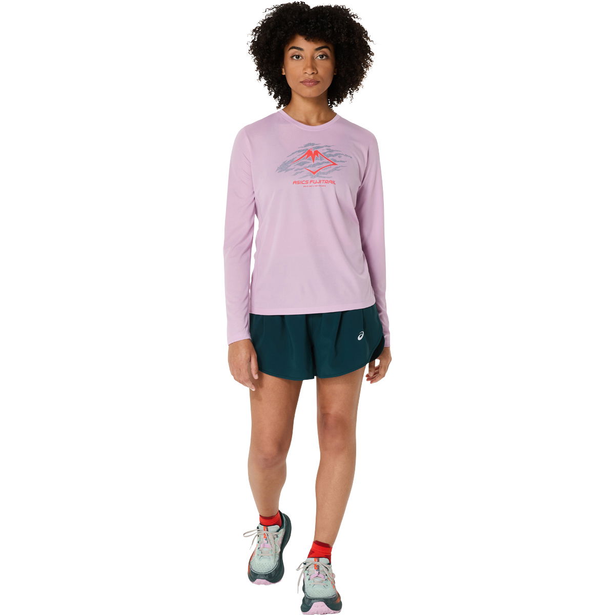 ASICS Fujitrail Logo Langærmet Løbe T-shirt Dame
