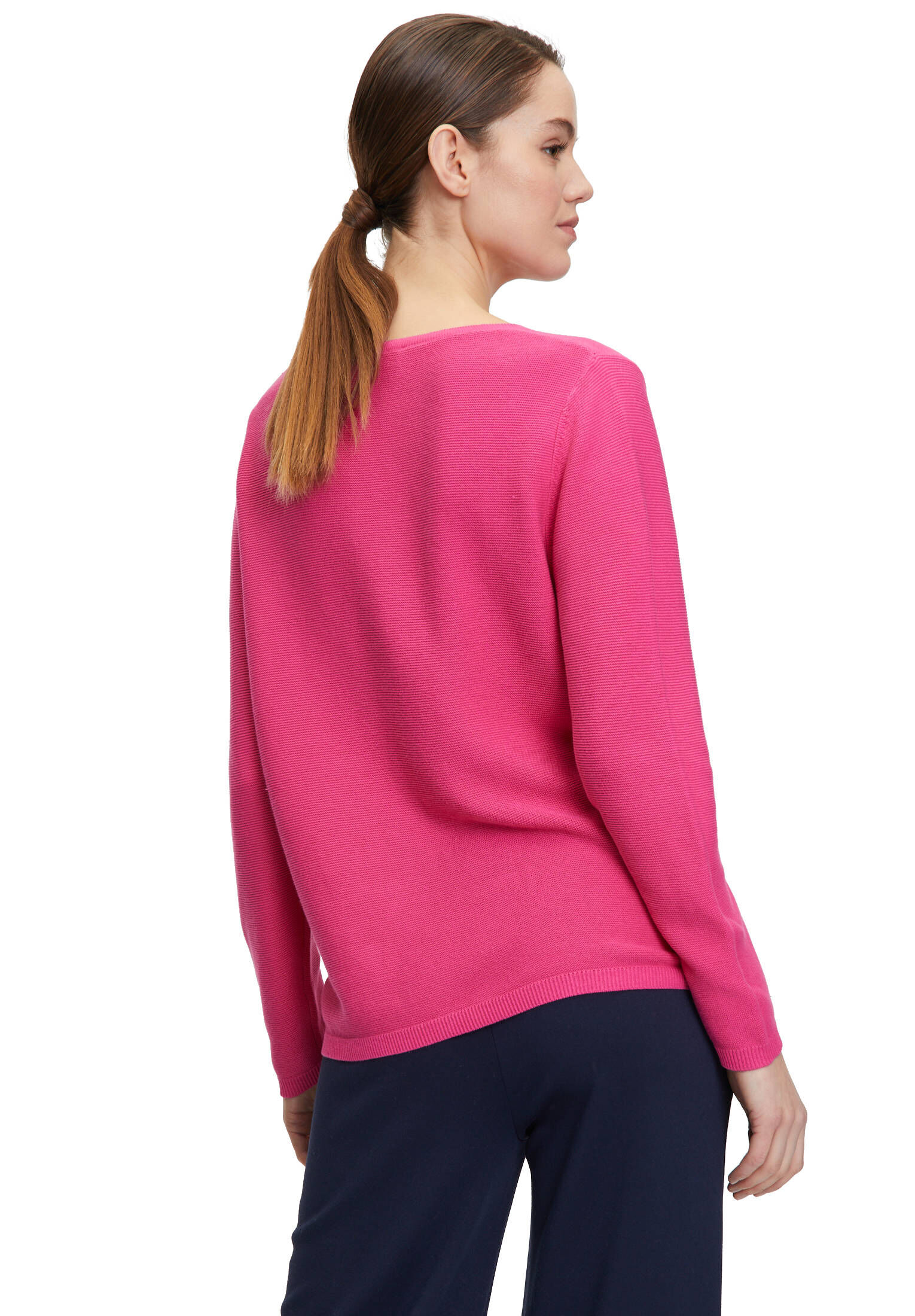Cartoon| Damen Strickpullover mit V-Ausschnitt