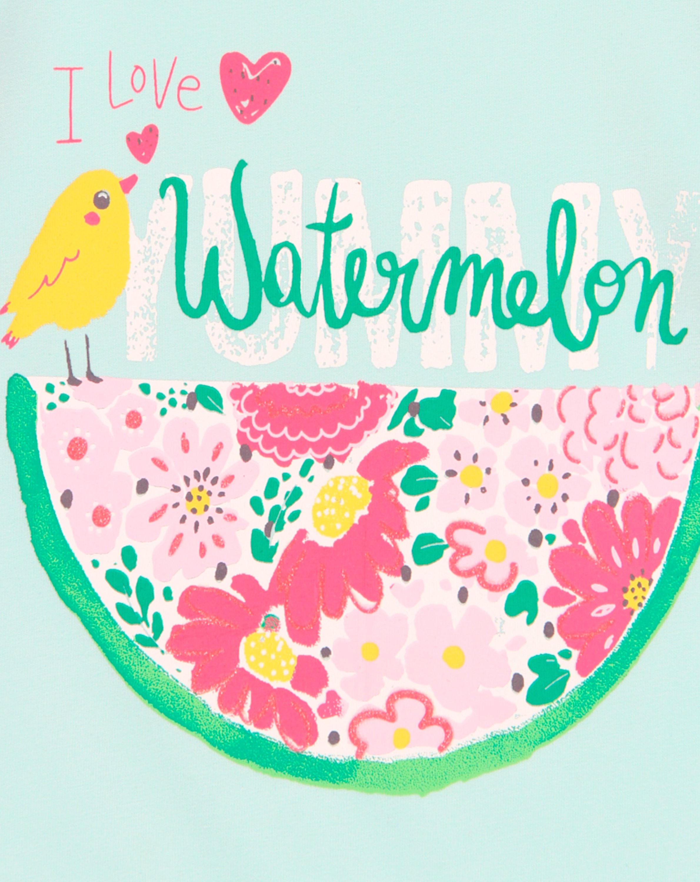 Schlafanzug WATERMELON lang in opal