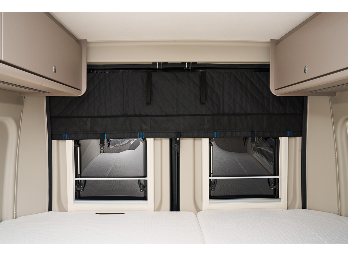 Hindermann Heck Unit Fiat Ducato 290-serie vanaf 2014 buscamper opbergvak - black