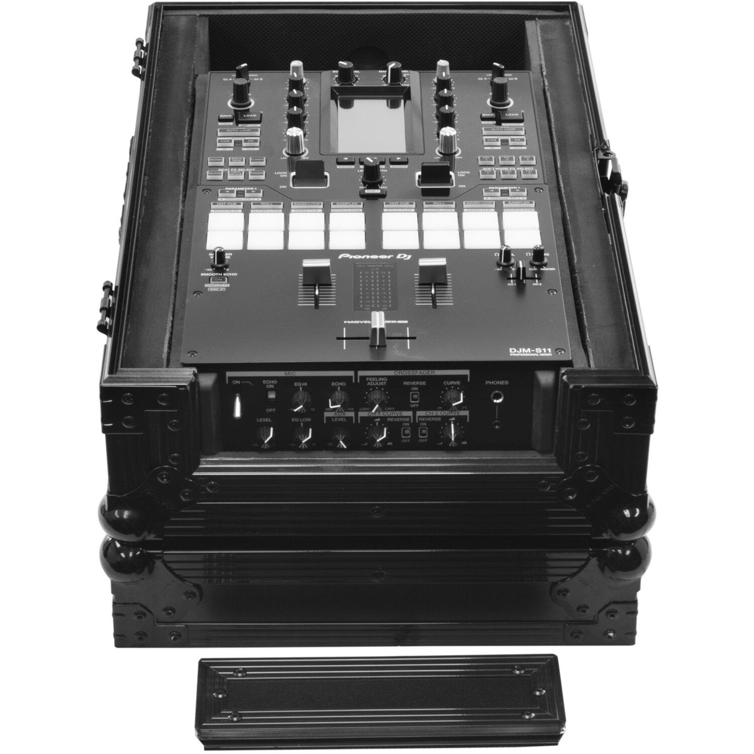Odyssey FZS7S11R72BL Black Label flightcase voor Pioneer DJ DJM-S7/11