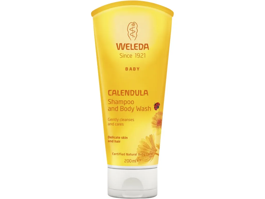 Weleda Baby Calendula Shampoo og Body Wash Lotion 200 ml