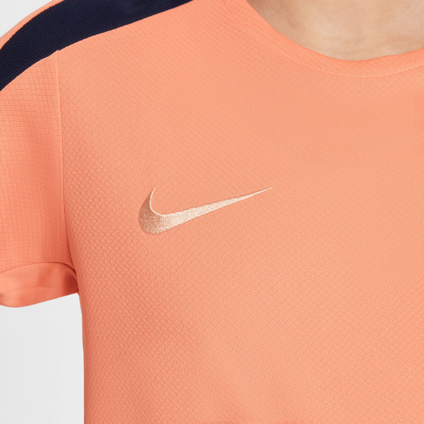 Nike Chelsea Strike Trainingsshirt 2024-2025 Kids Lichtroze Donkerblauw Goud