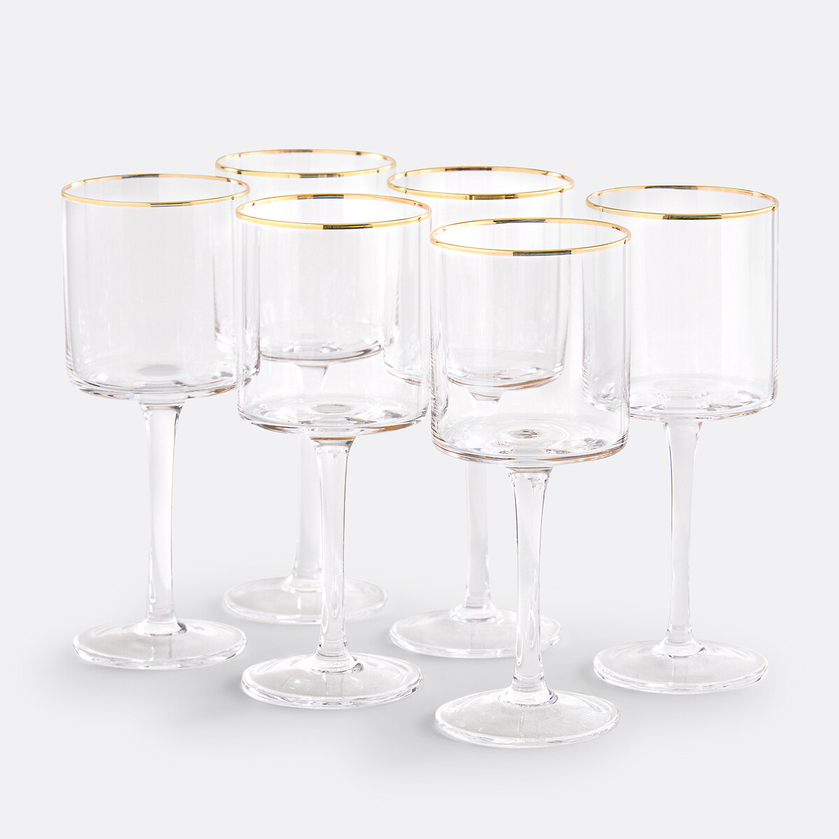 LA REDOUTE INTERIEURS<br>Conjunto de 6 taças de vinho, Coblice