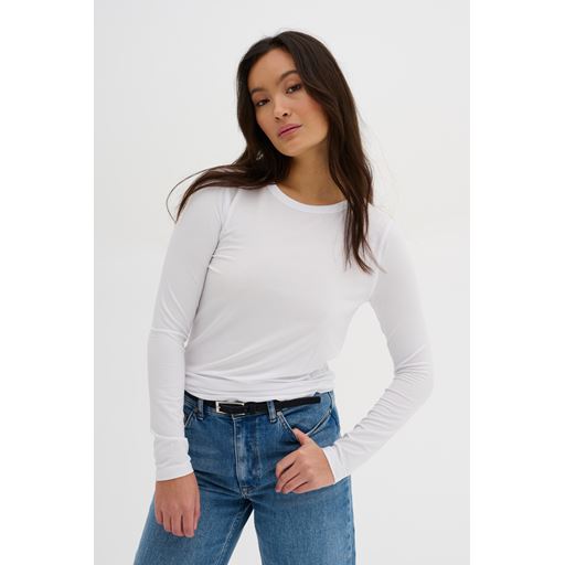 My Essential Wardrobe 18 The Modal T-shirt, Bright White, S