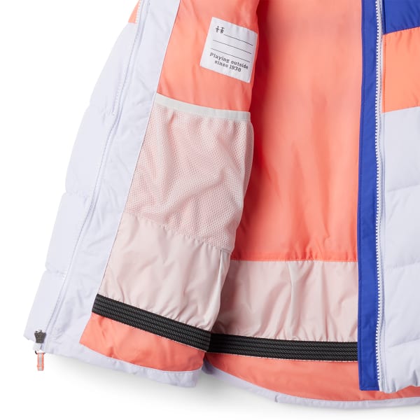 Veste de ski COLUMBIA ARCTIC BLAST III JACKET SNOWDRIFT/HOT CORAL/CLEMATIS BLUE