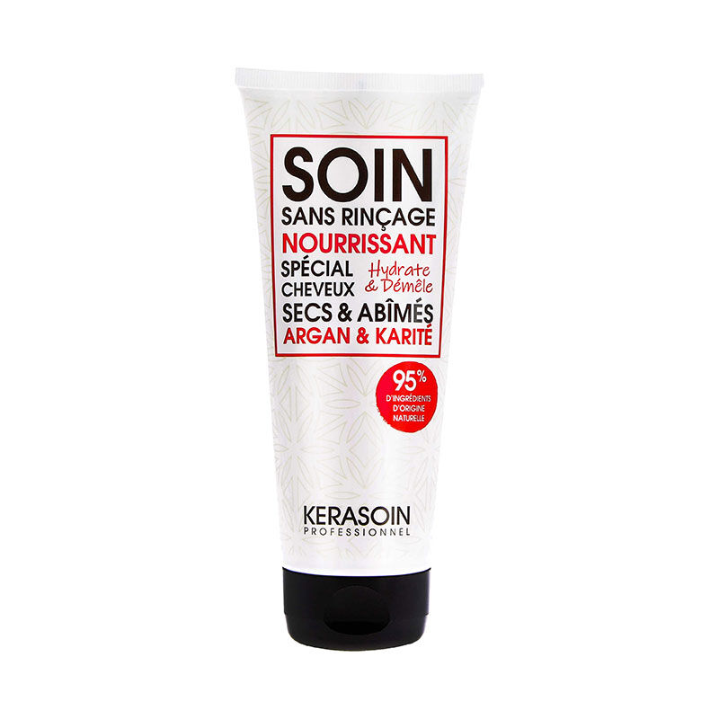 Soin capillaire pour cheveux secs au karité sans rinçage