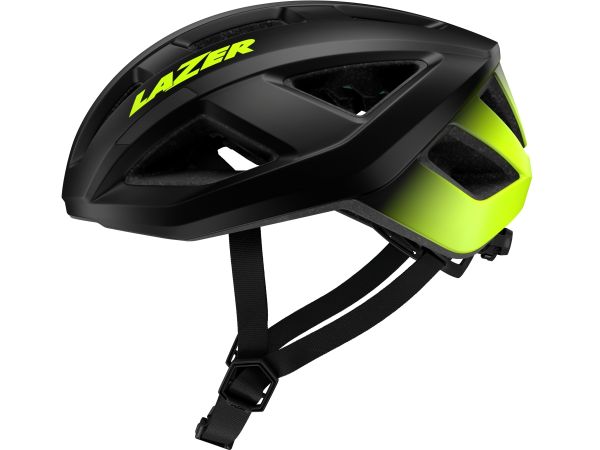 Lazer Tonic Kineticore Cykelhjelm, Matte Black/Yellow