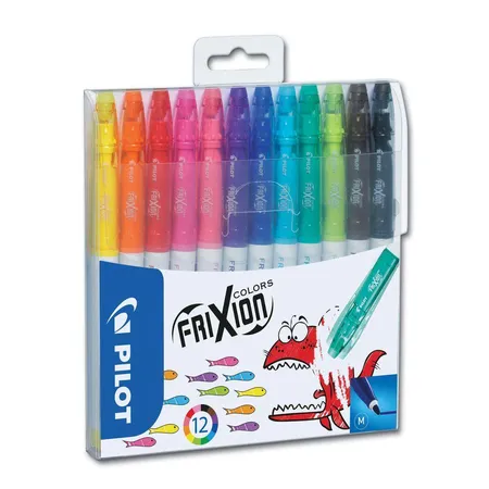 Pilot Fasermaler FriXion Colors, löschbar, 12er Set