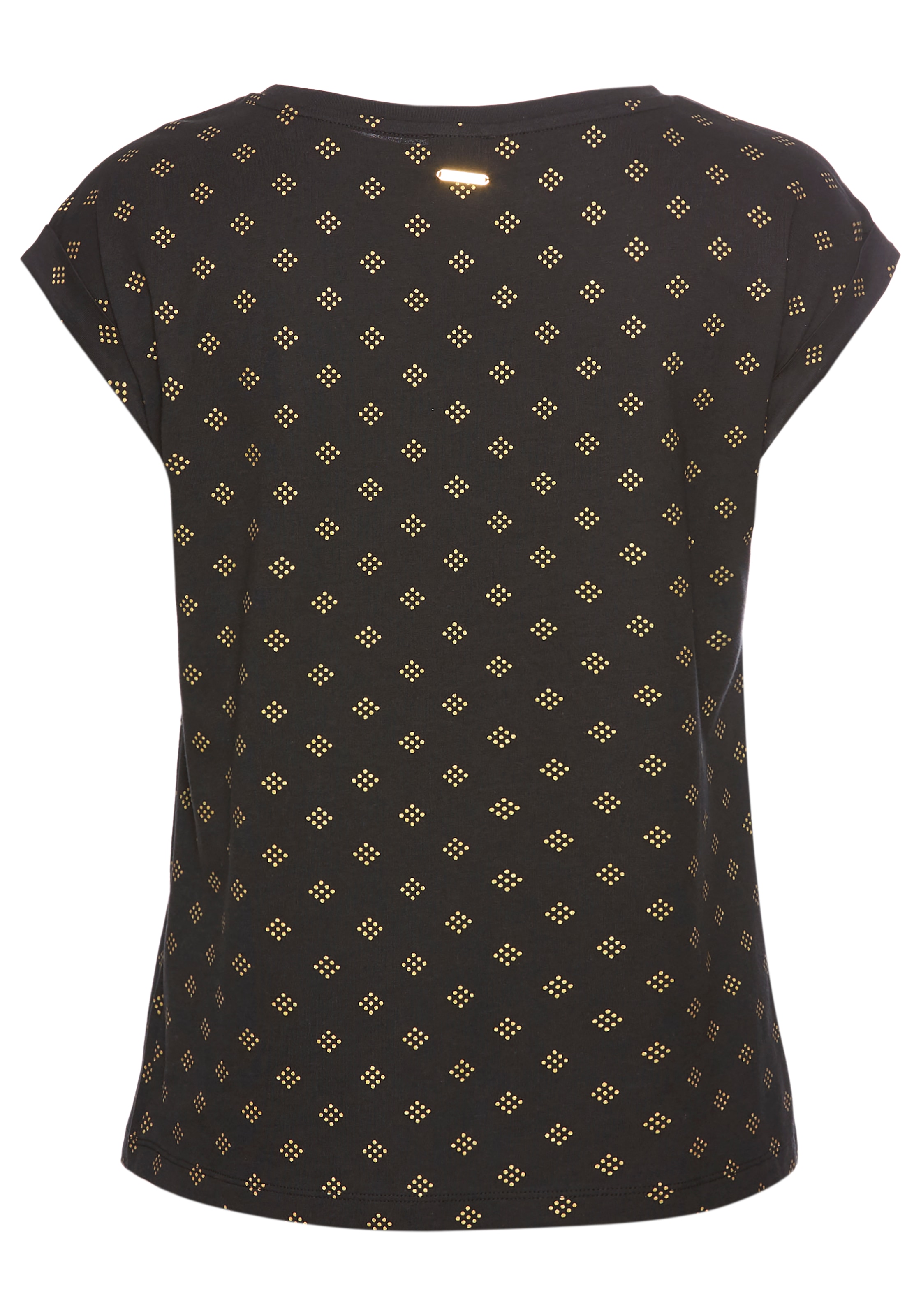 Laura Scott Rundhalsshirt , mit minimalistischem Graphik-Allover-Print