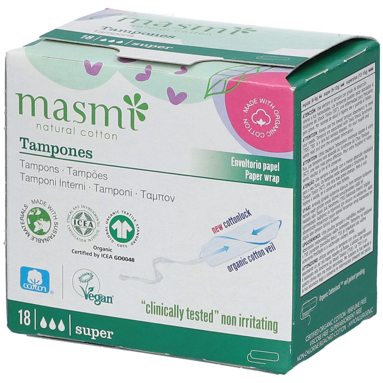 masmi Bio Tampons Super