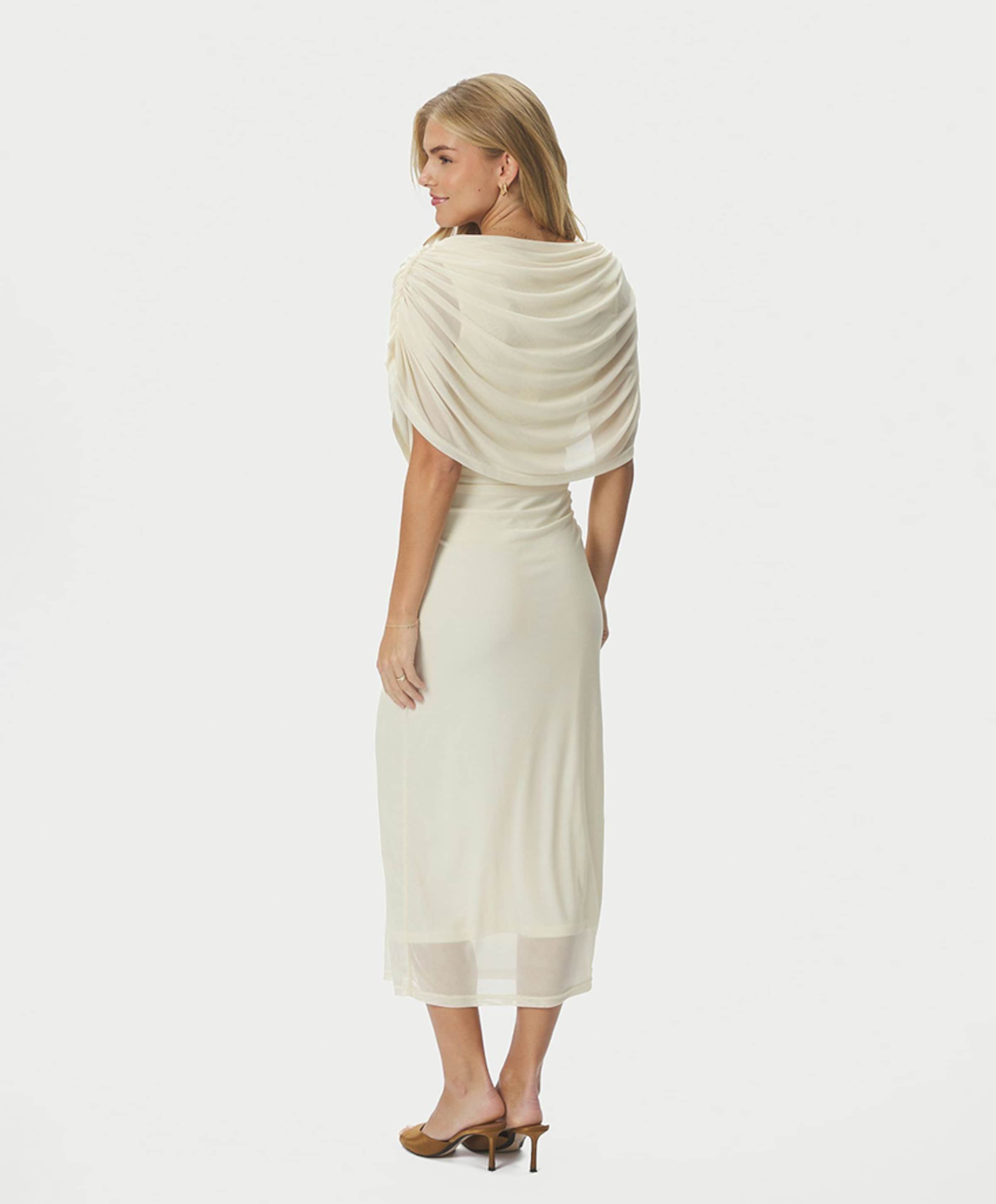 Neo Noir Dames jurk geel
