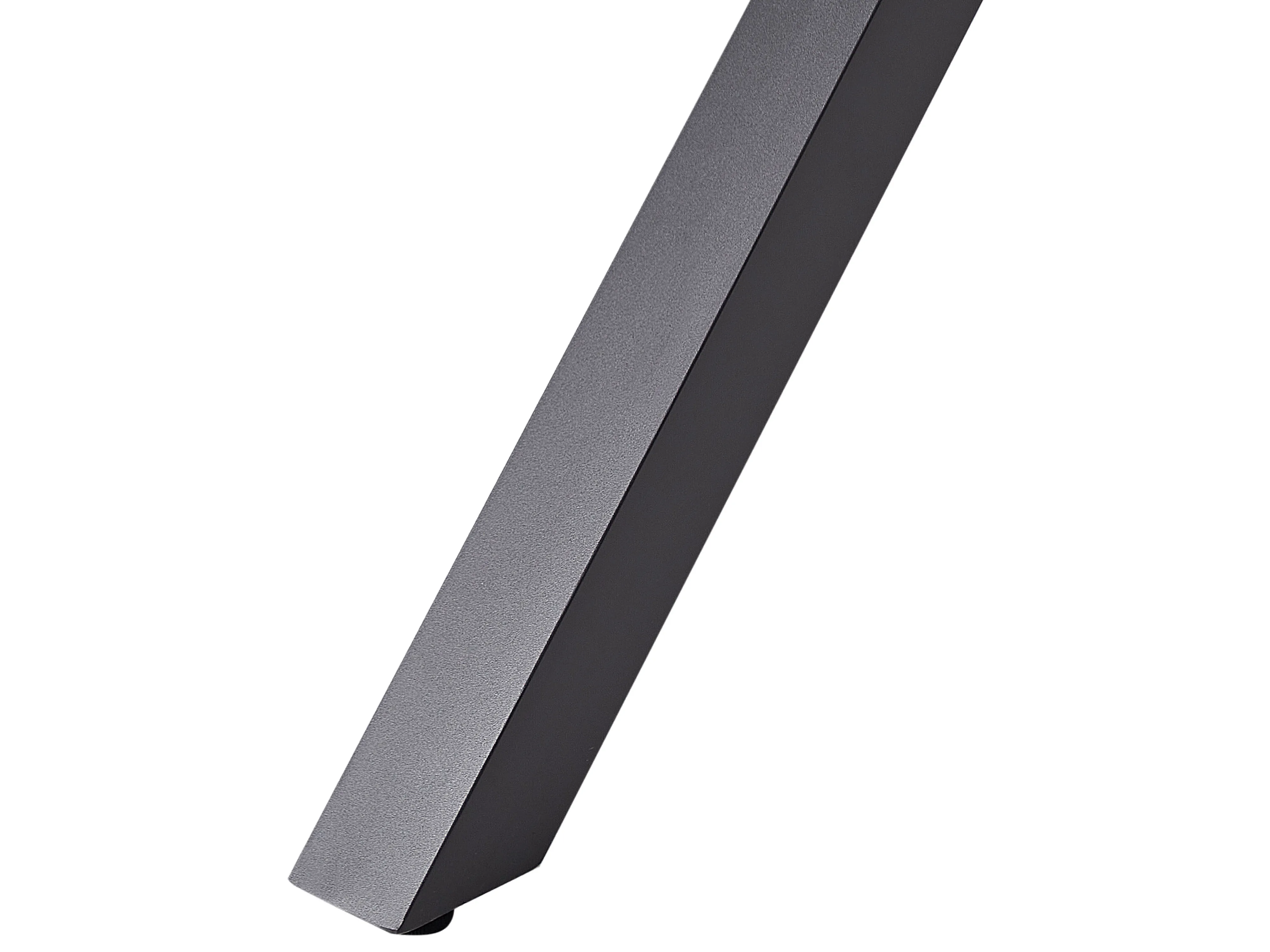Uitschuifbare tuintafel FANES 184/242 cm 90 cm Metaal Grafietgrijs