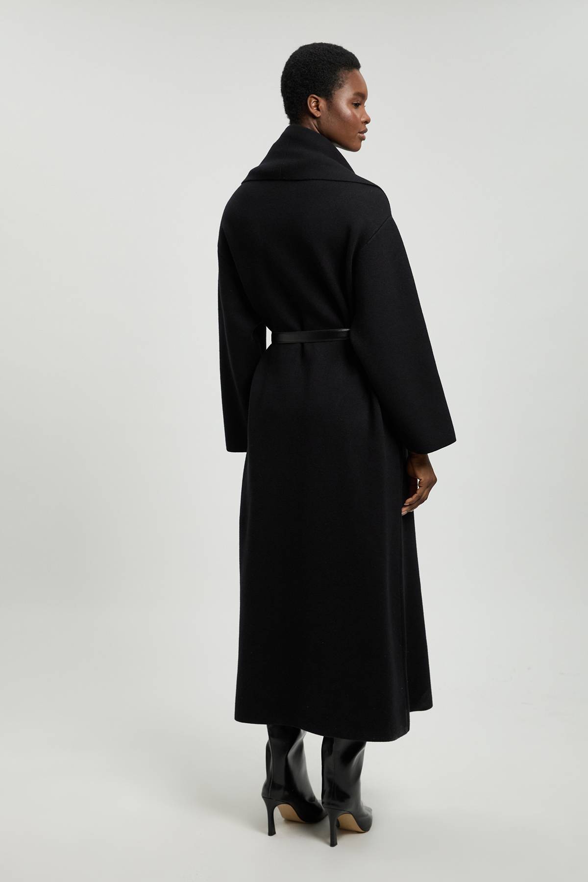 KarenMillen Cardigan Long Ceinturé En Maille Oversize