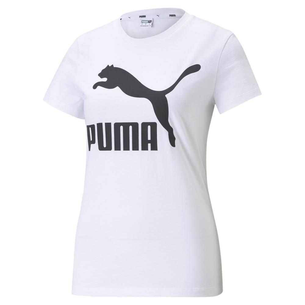 Puma T-shirt Blanc Femme Puma Classics 530076