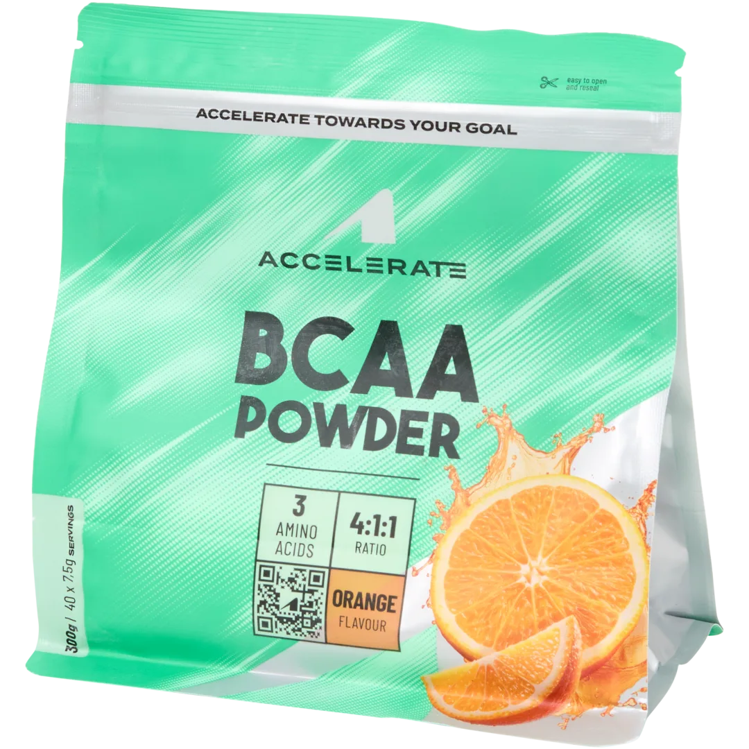 Accelerate BCAA poeder Orange 300 gram